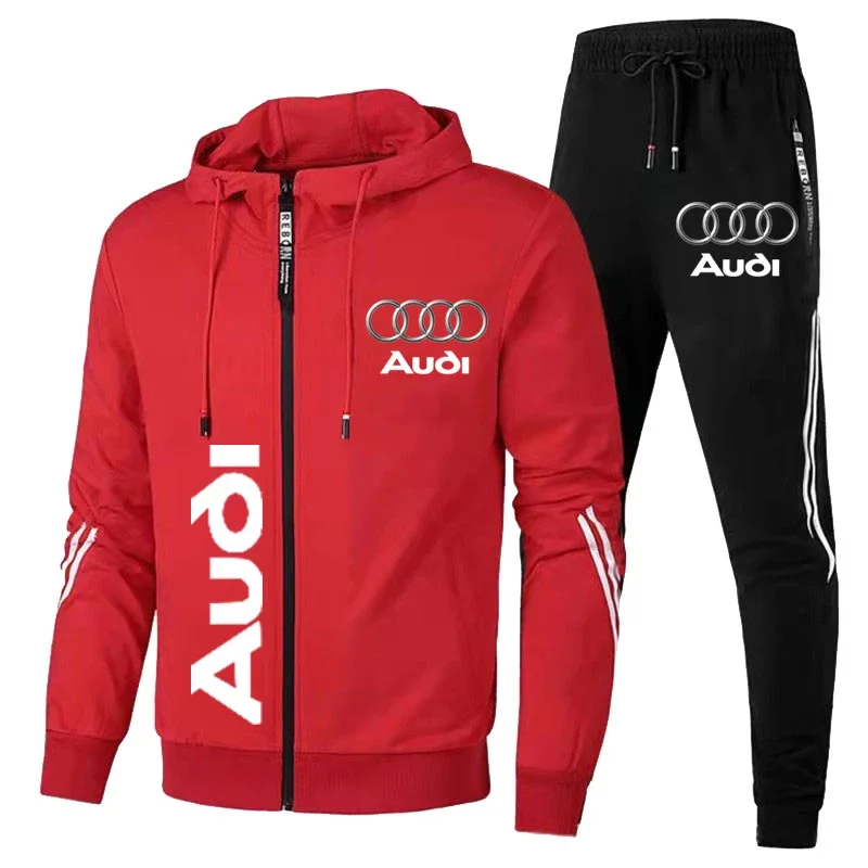Men's Tracksuit Audi Logo Prin - Home Gym Full Body ulasan dan harga