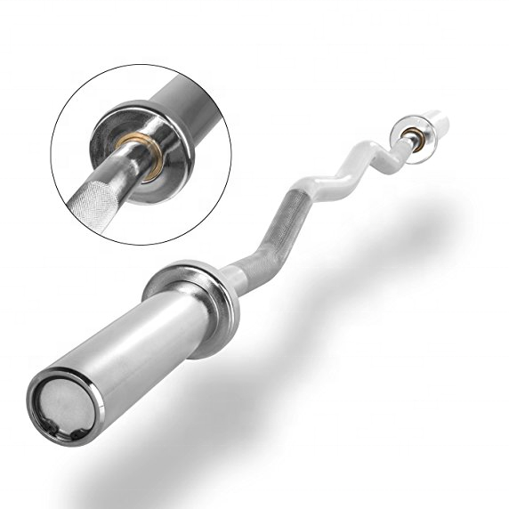 Weight Lifting bar  Chrome Str - Barbell Curl Bar ulasan dan harga