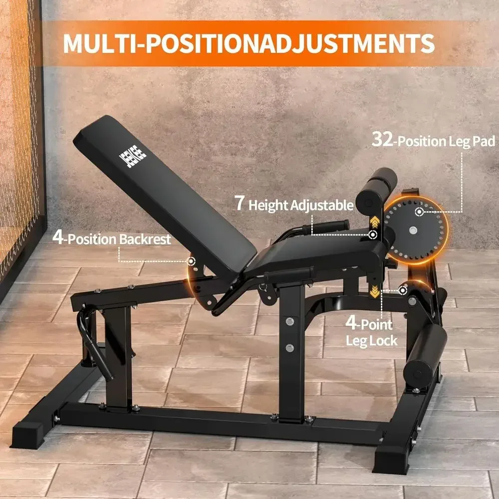700LB Capacity Plate Loaded Le - Home Gym Quad Machine ulasan dan harga