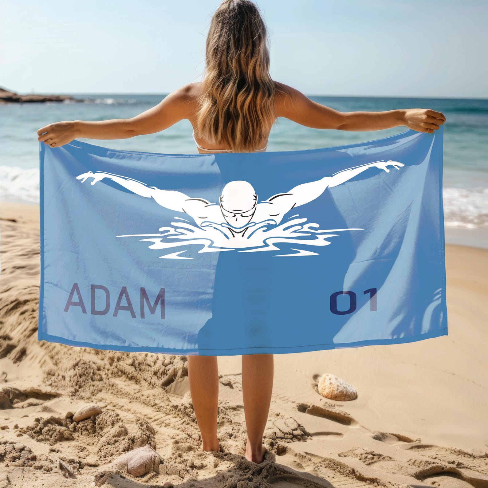 Swim Team Summer Beach Towel G - Sauna Home Gym ulasan dan harga