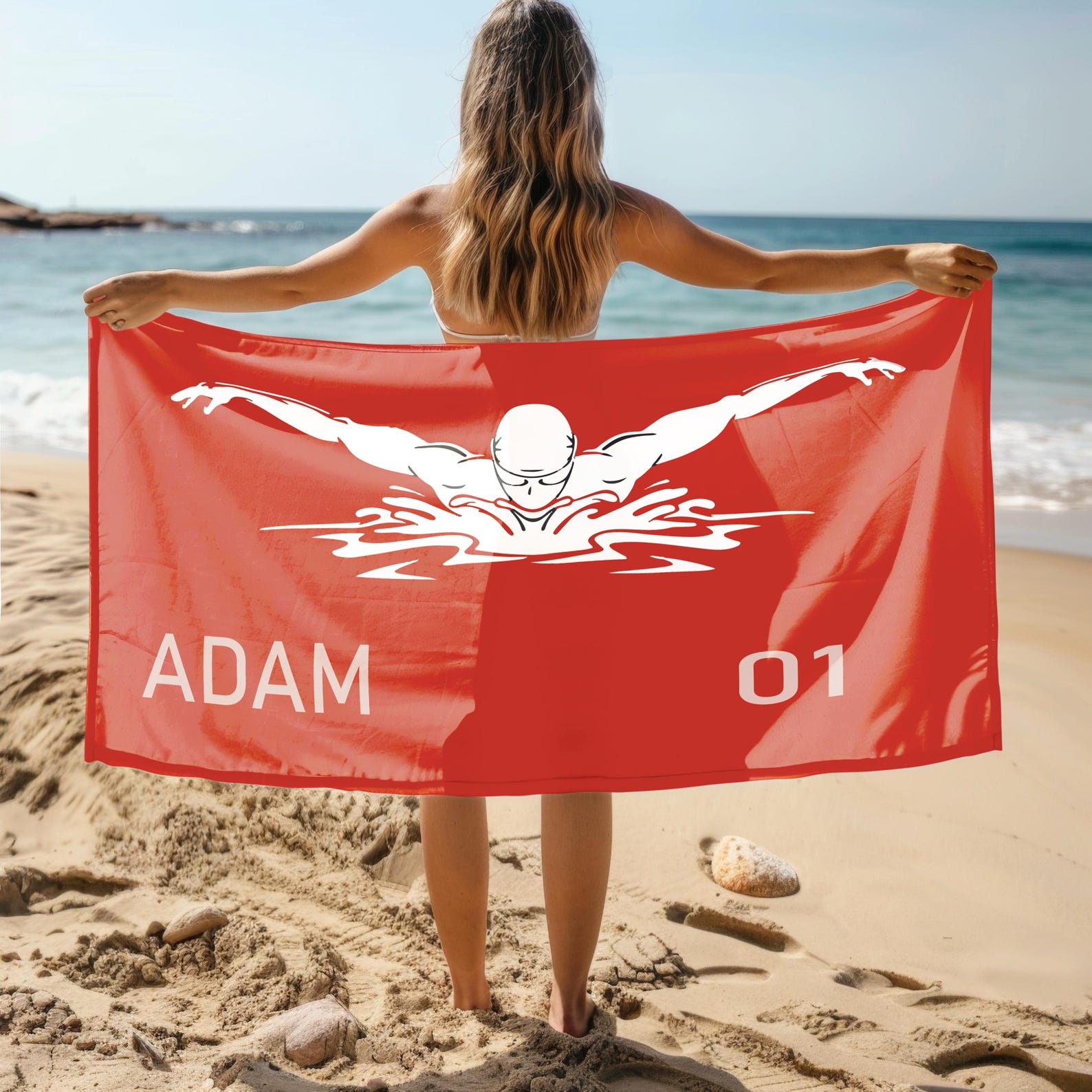 Swim Team Summer Beach Towel G - Sauna Home Gym ulasan dan harga