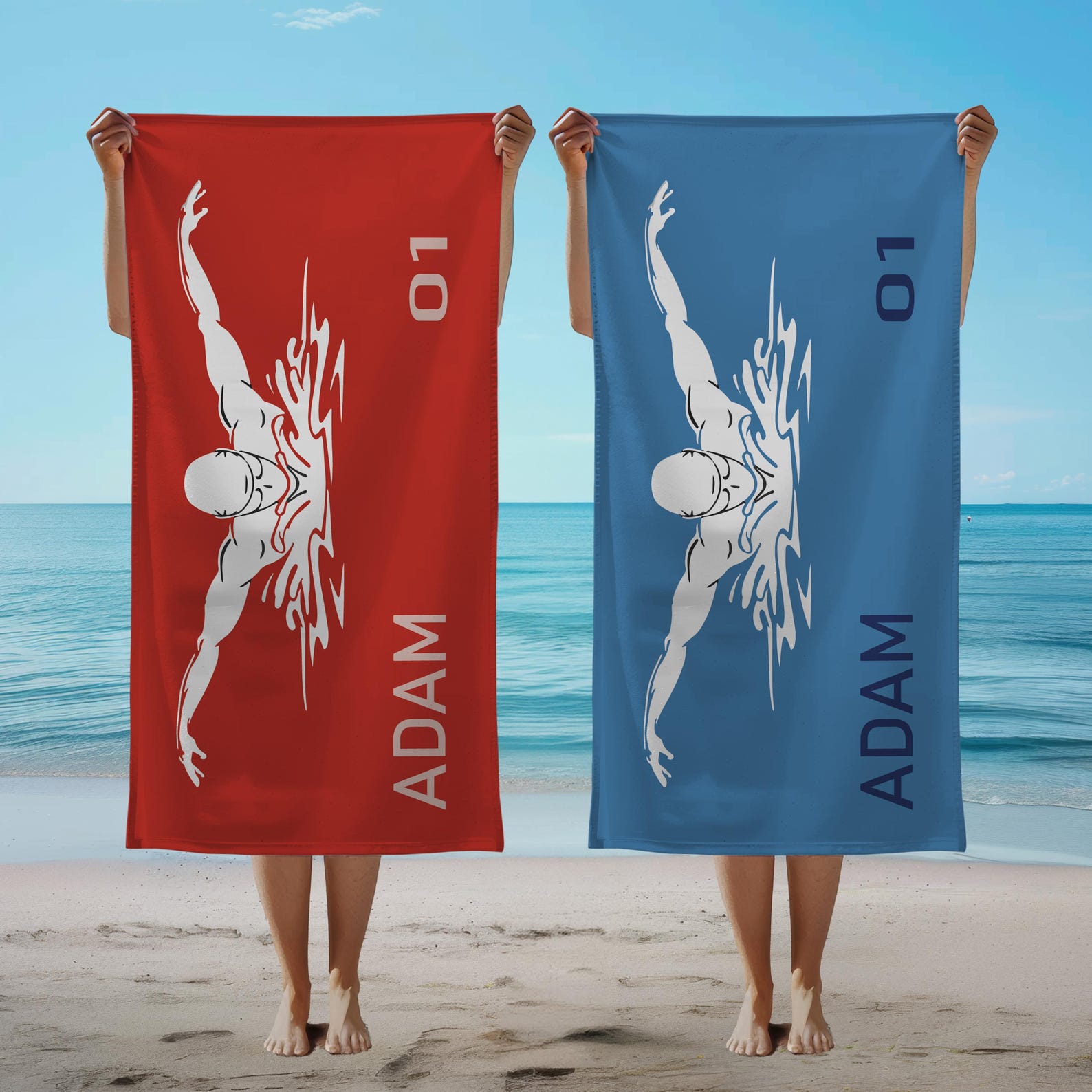 Swim Team Summer Beach Towel G - Sauna Home Gym ulasan dan harga