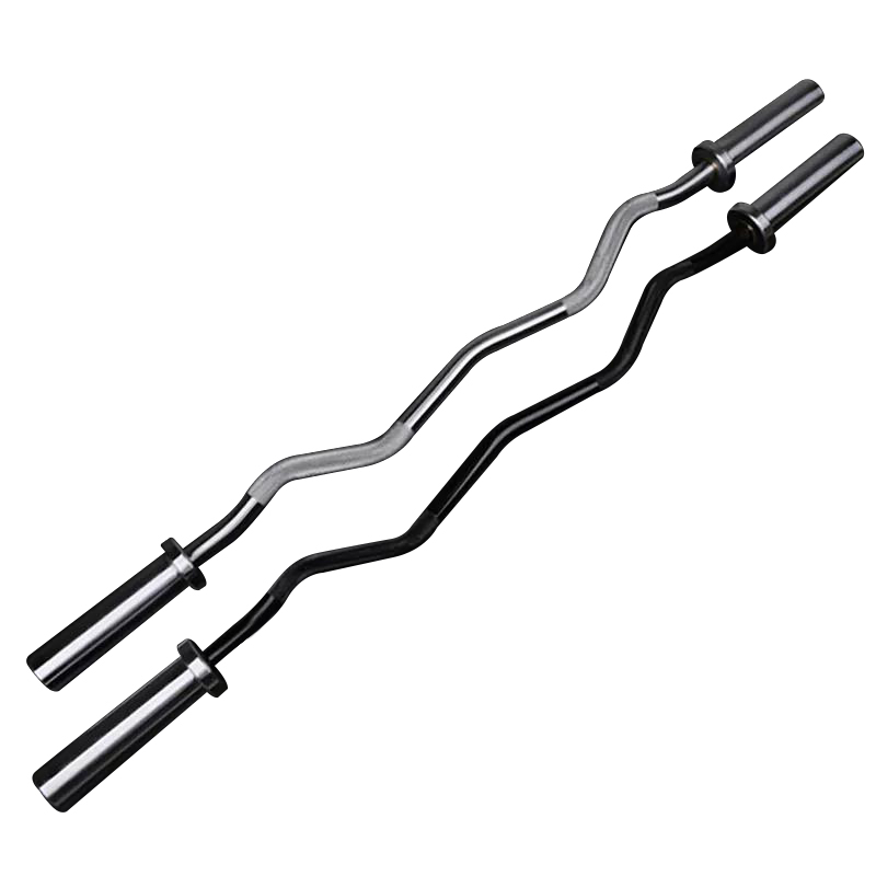 Premium Steel EZ Curl Barbell  - Barbell Curl Bar ulasan dan harga