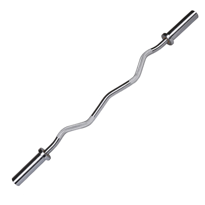 Premium Steel EZ Curl Barbell  - Barbell Curl Bar ulasan dan harga
