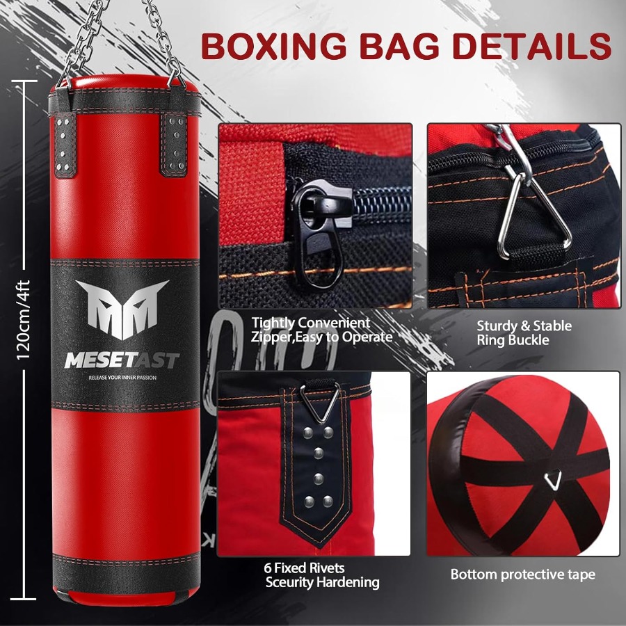 4ft Heavy Punching Bag Set for - Home Gym Outfit ulasan dan harga