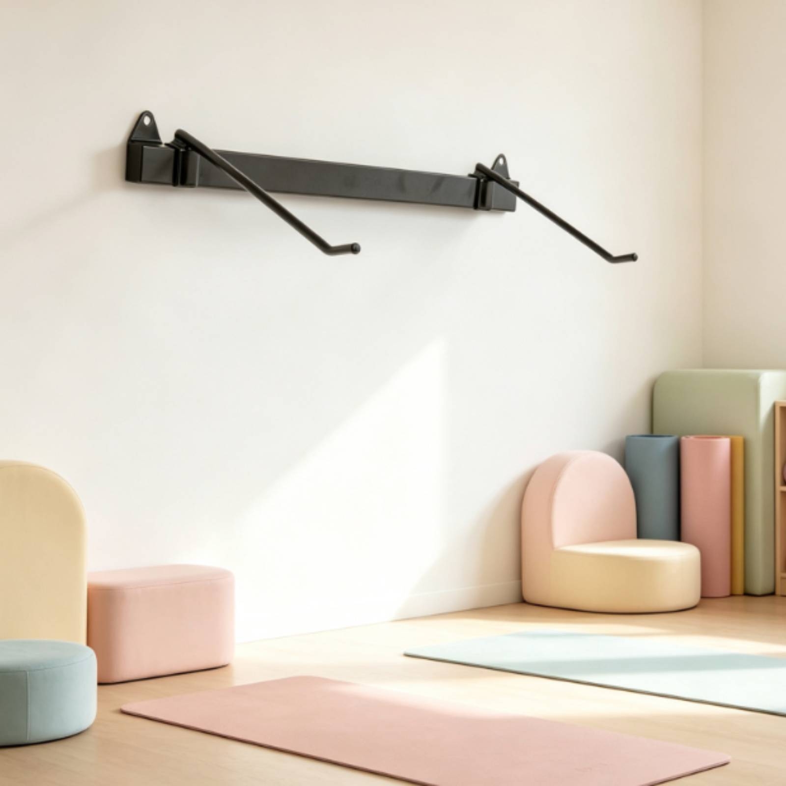 Exercise Mat Storage Rack Meta - Home Gym Installation ulasan dan harga