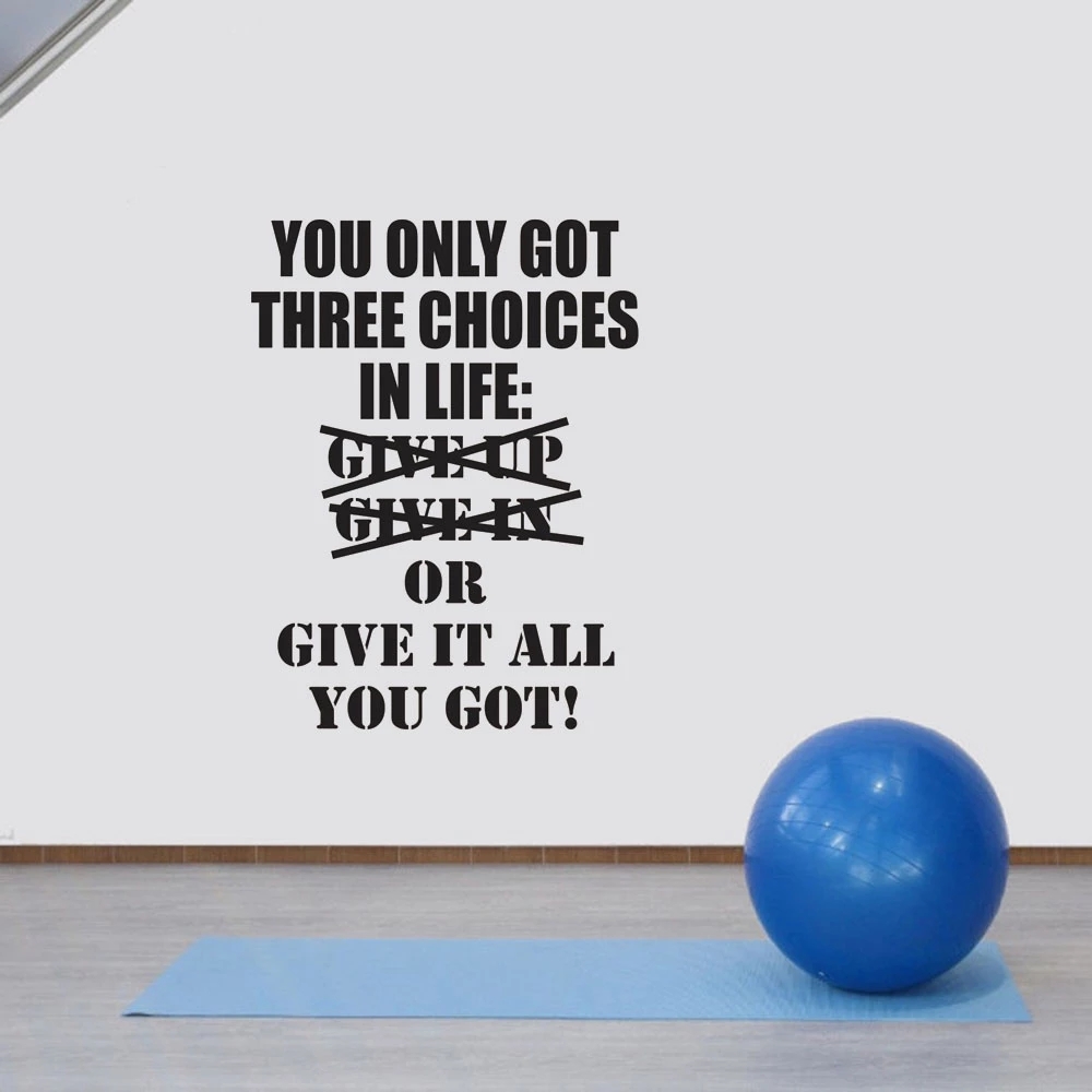 1 pc hot sale GYM culture Wall - Home Gym Kids ulasan dan harga