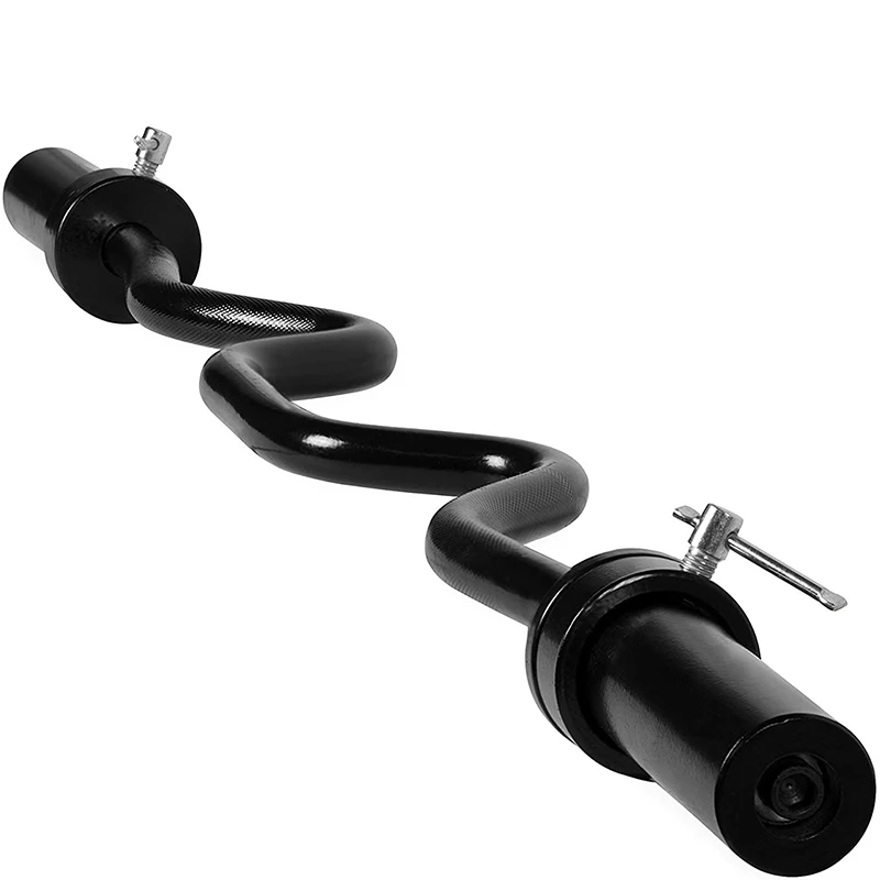 New Product Fitness Steel Curv - Barbell Curl Bar ulasan dan harga