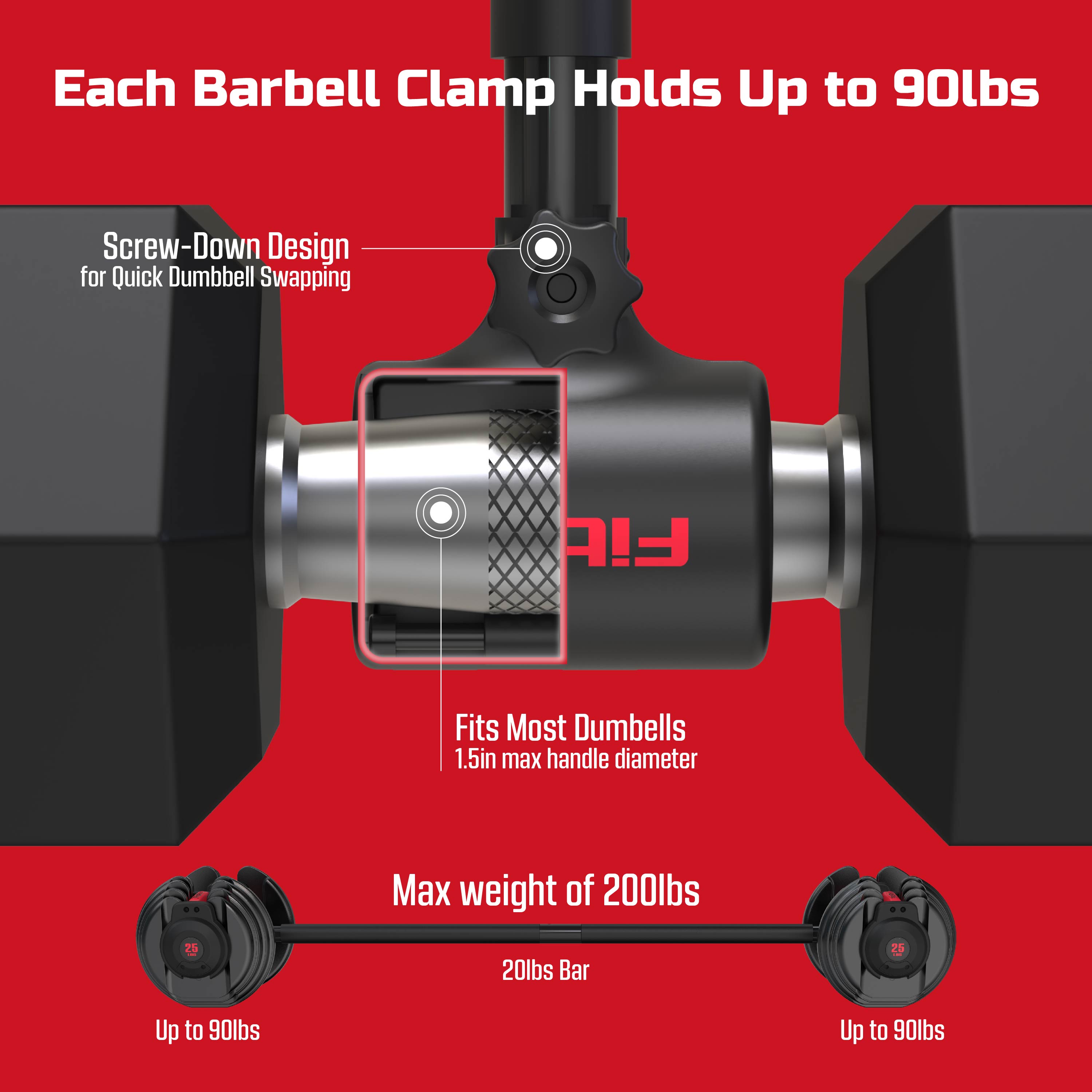 Dumbbell to Barbell Converter  - Barbell Curl Bar ulasan dan harga
