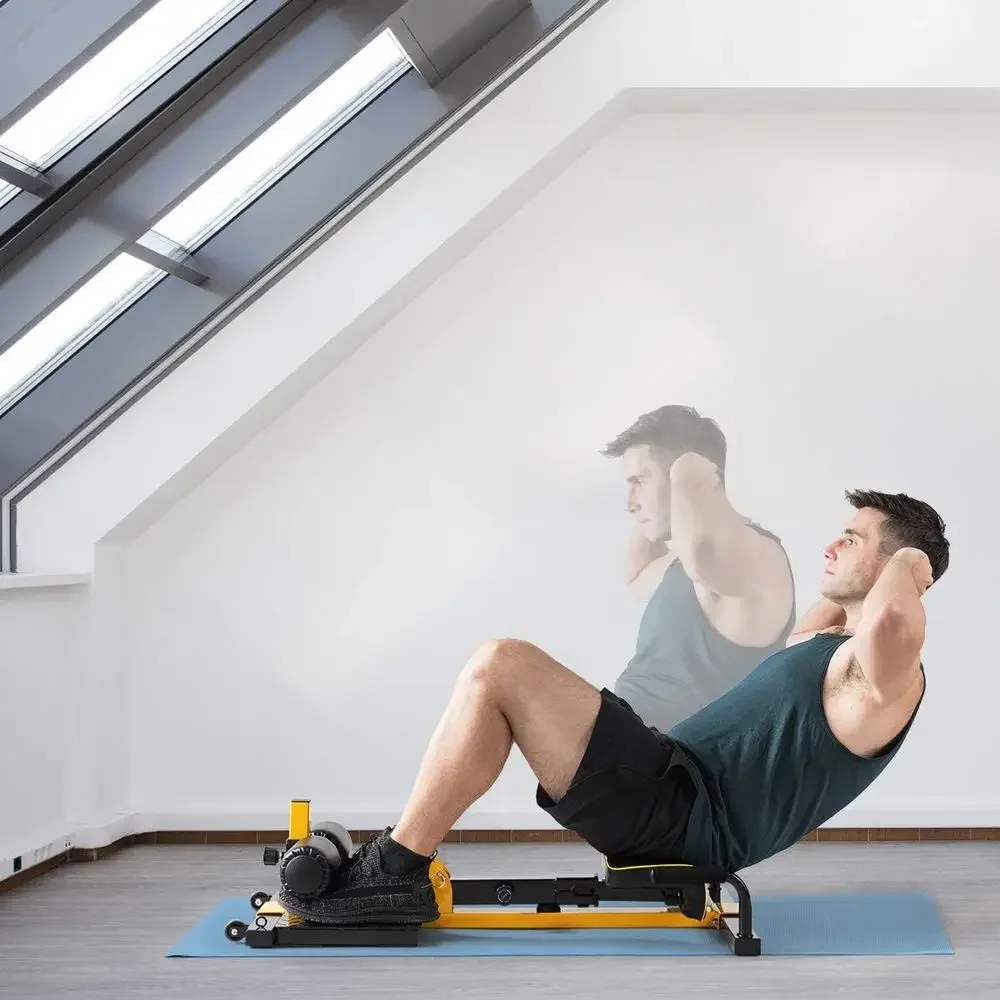 8-in-1 Multi-Functional Squat, - Home Gym Yellow ulasan dan harga