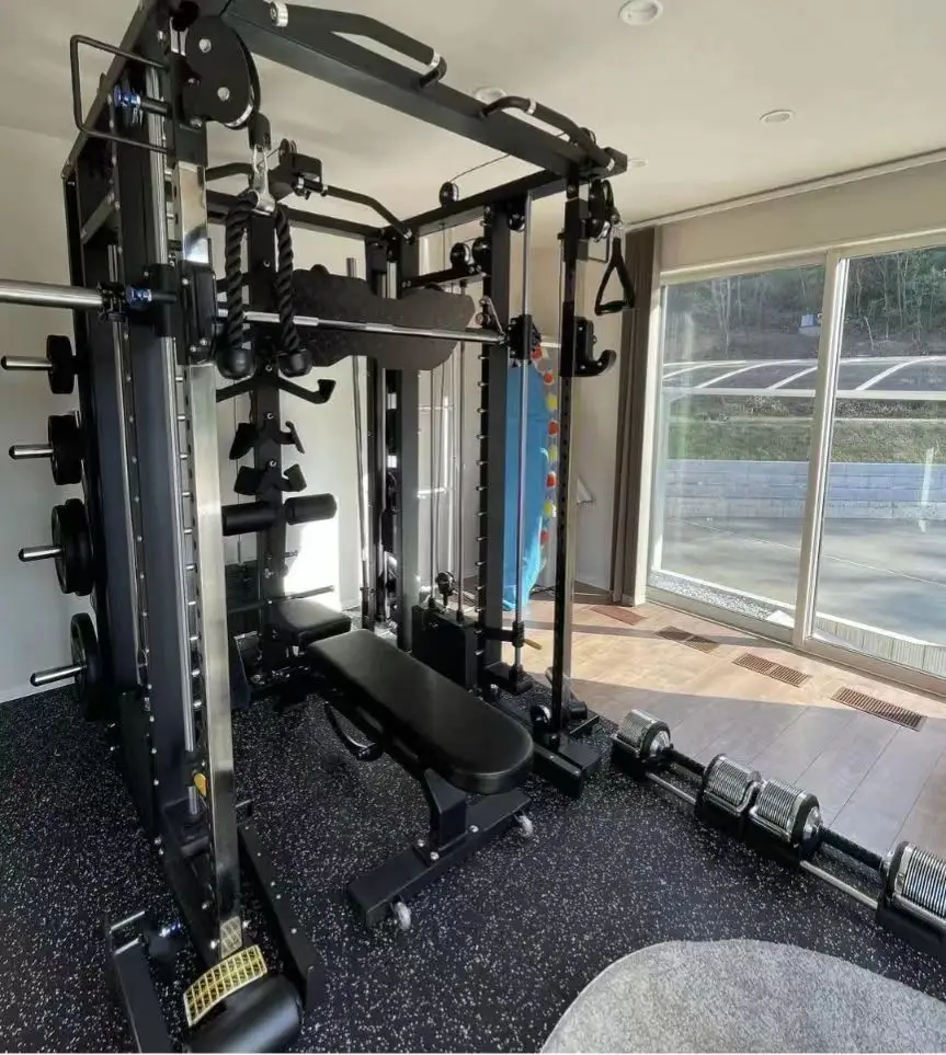 # l Commercial All In One Powe - Home Gym With Smith Machine ulasan dan harga